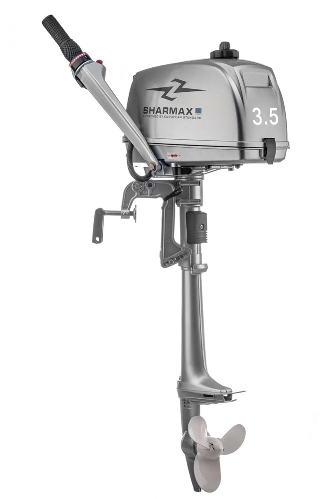 Купить 2х-тактный лодочный мотор SHARMAX SM3.5HS (2024) в Сочи