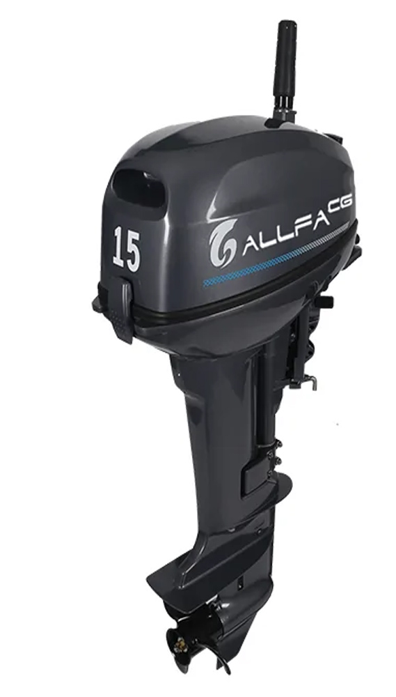 Купить 2х-тактный лодочный мотор ALLFA CG T15 в Сочи