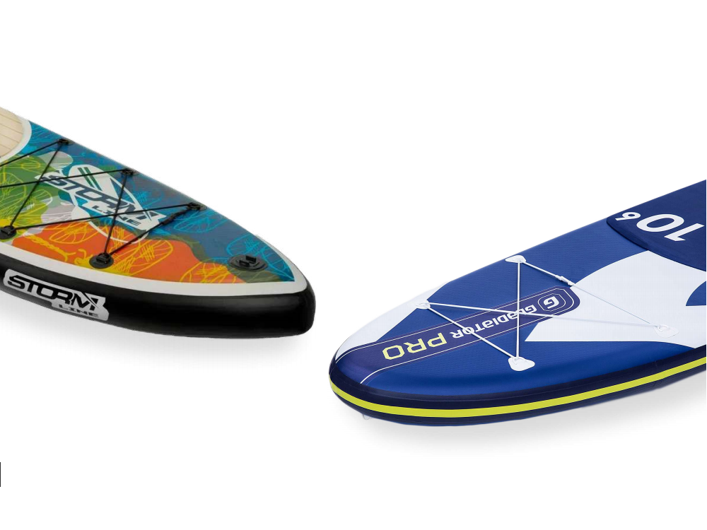 Сравнение двух линеек SUP-досок  Stormline Powermax и Gladiator Pro