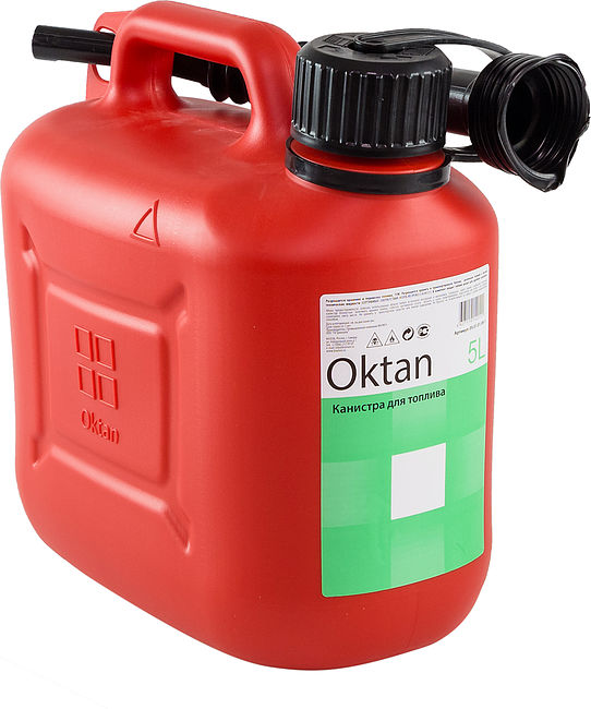 Купить Канистра ГСМ Oktan, 5л (Красный) в Сочи