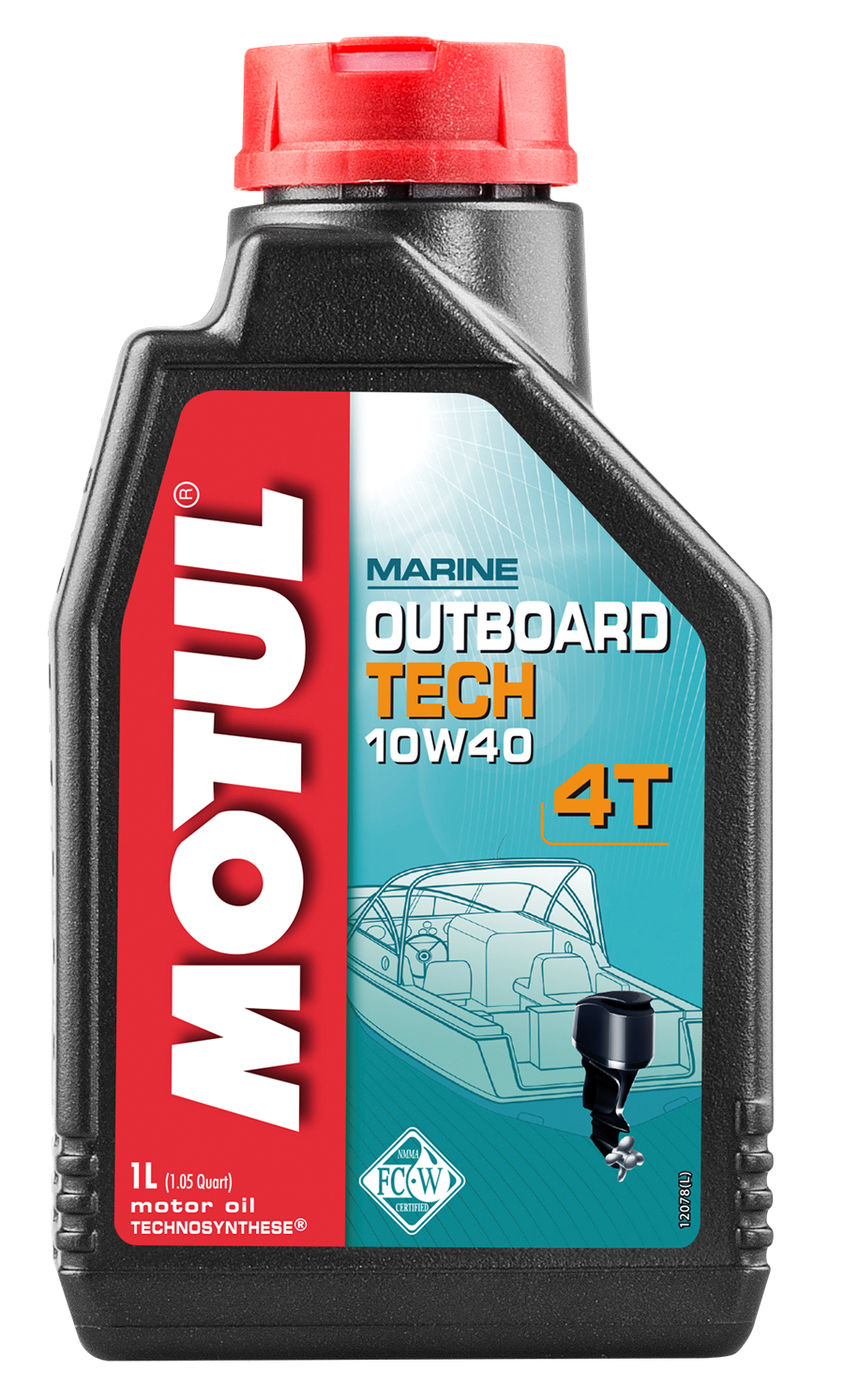 Купить Масло моторное Motul Outboard Tech 4T 10W40, Technosynthese (1 л) в Владивостоке