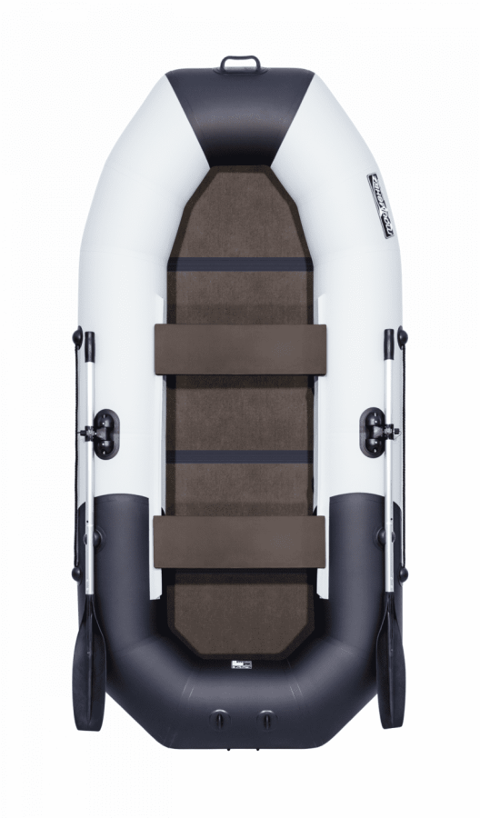 Купить Гребная лодка ПВХ ТАЙМЕНЬ N-270 "Комби" серый-чёрный в Вологде