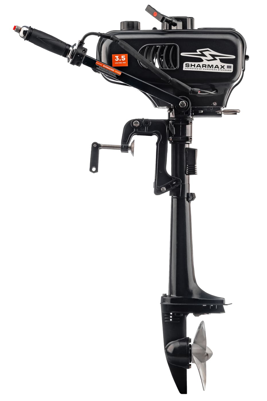 Купить 2х-тактный лодочный мотор SHARMAX SM3.5HS Lite (2024) в Сочи