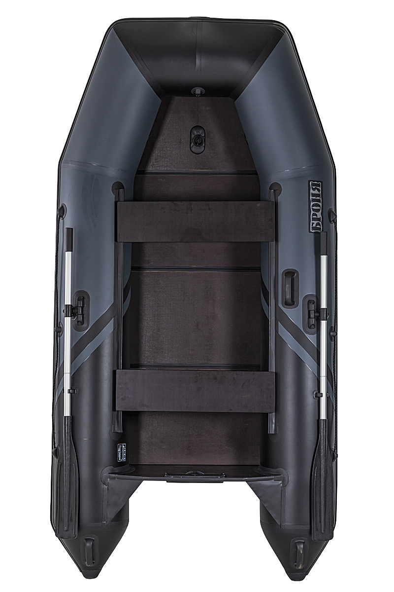 Купить Лодка ПВХ БРОНЯ 280 СК Графит - чёрный в Туле