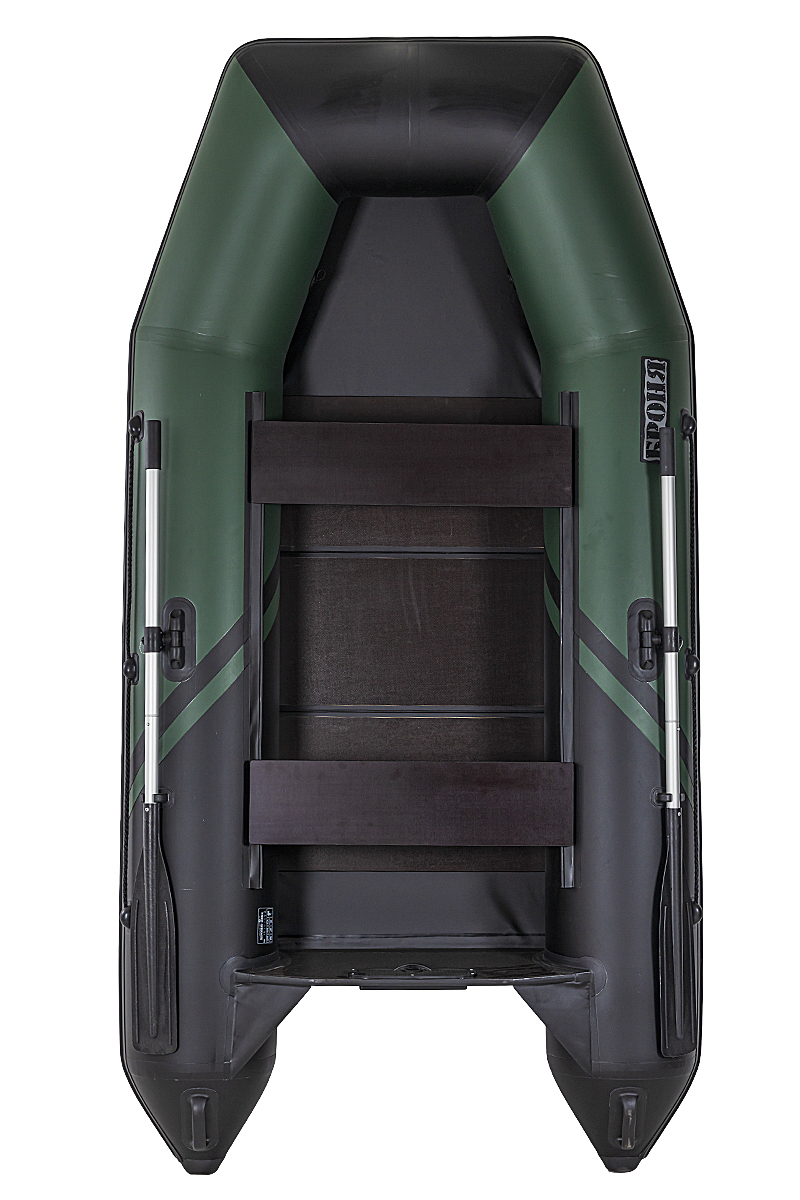 Купить Лодка ПВХ БРОНЯ 280 Зелёный - чёрный в Туле