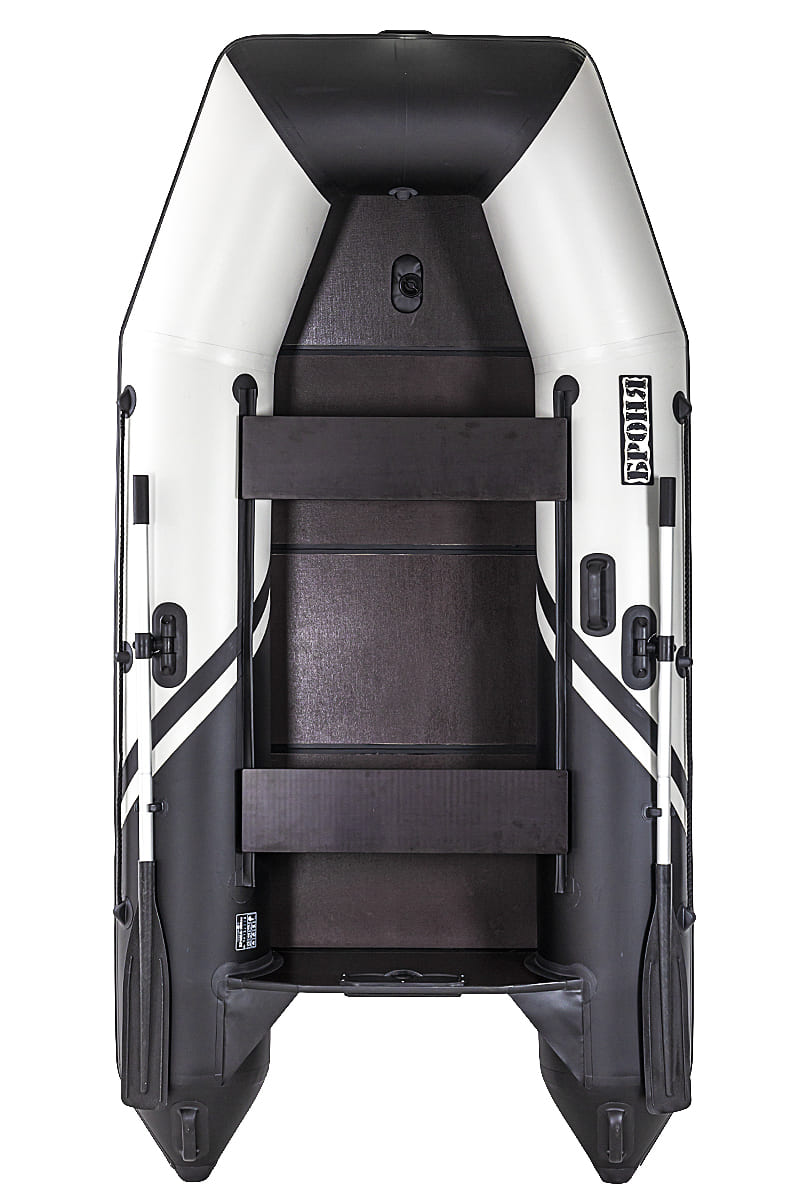 Купить Лодка ПВХ БРОНЯ 280 СК Белый - чёрный в Туле