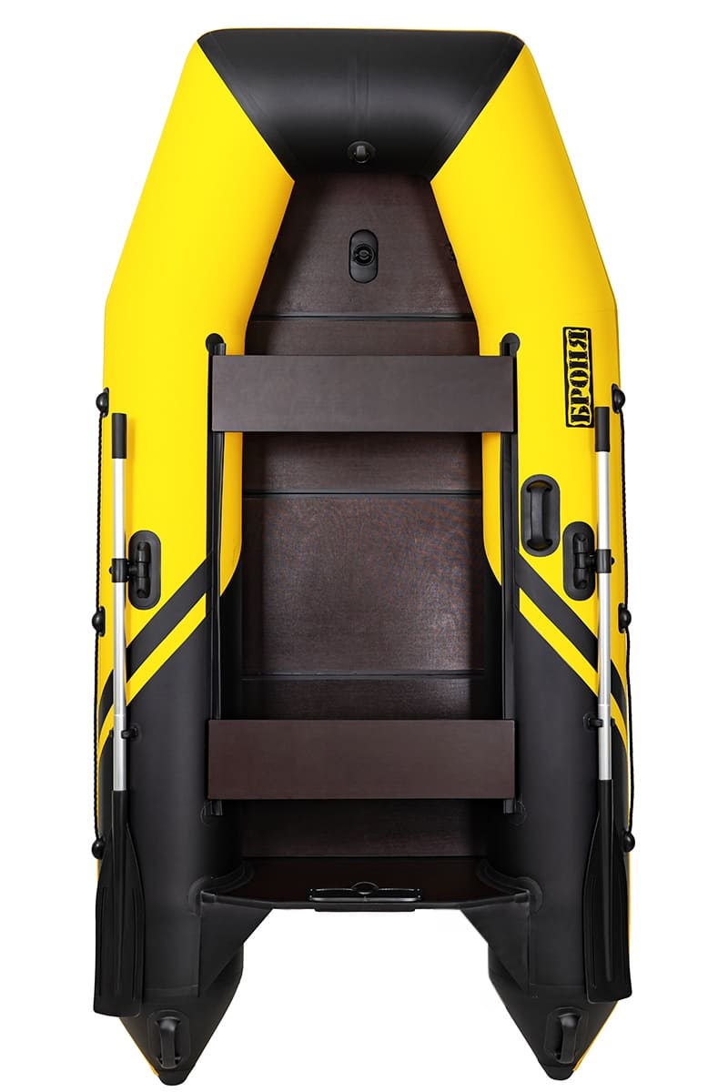 Купить Лодка ПВХ БРОНЯ 280 СК Жёлтый - чёрный в Туле