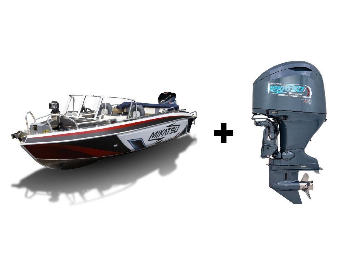 Купить Комплект Алюминиевая лодка (катер) Mikatsu (Микатсу) 590 (Z99) Standard + мотор Mikatsu MF115FEL-T EFI в Ярославле
