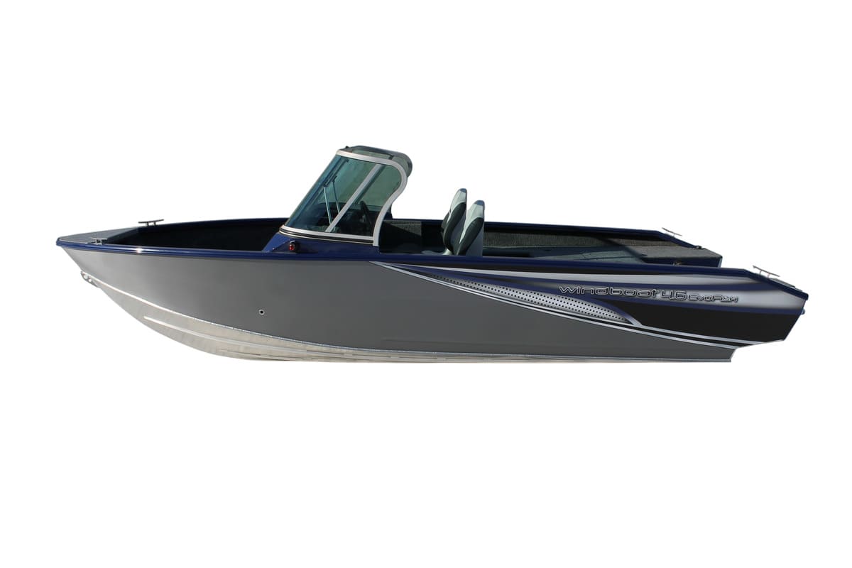 Купить Катер-лодка алюминиевая WINDBOAT 4.6 DC EvoFish в Новосибирске