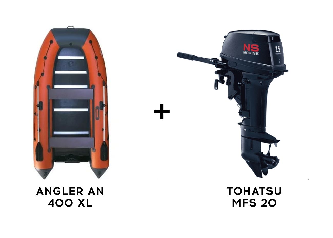 Купить Лодка ПВХ ANGLER AN 400 XL + 4х-тактный лодочный мотор TOHATSU MFS 20 S в Курске