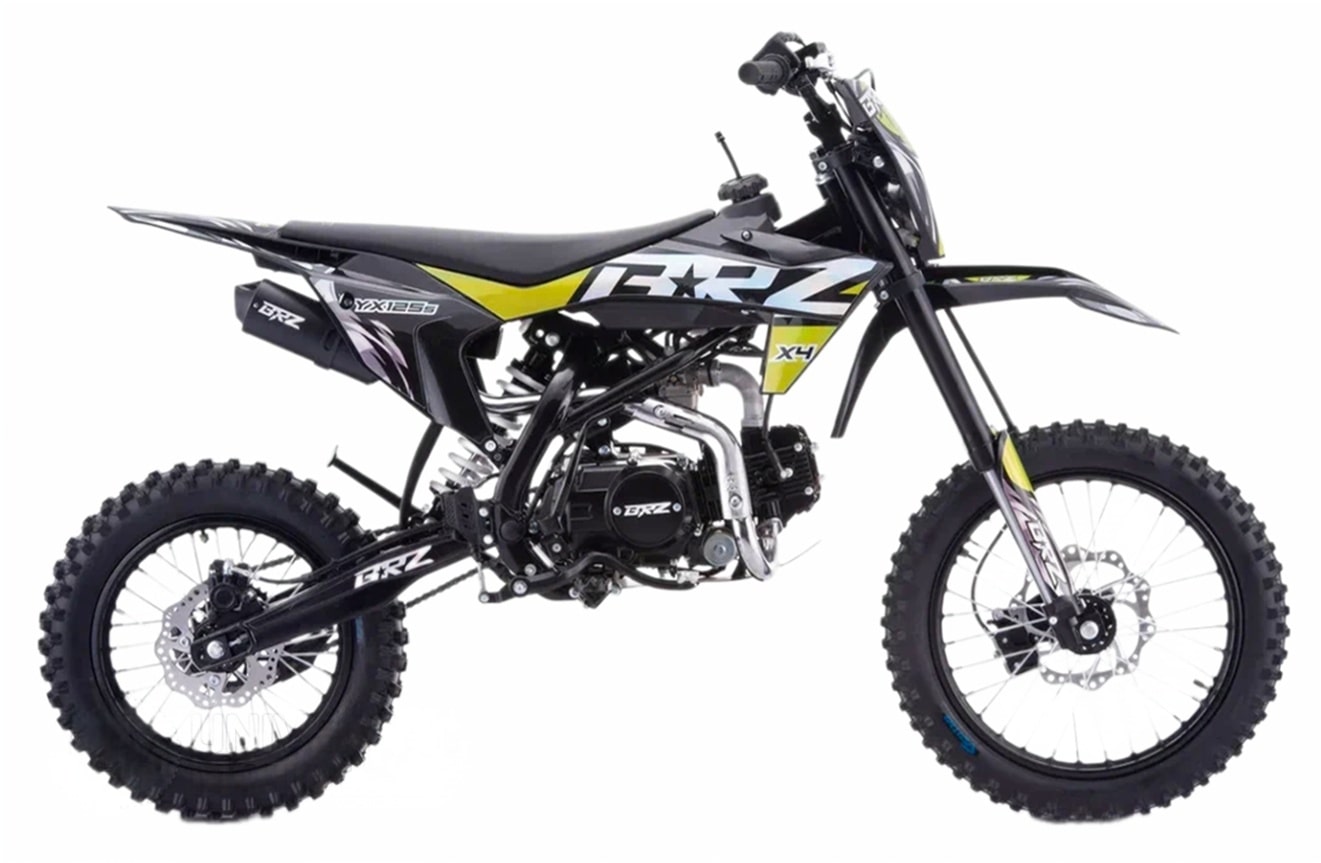Купить Мотоцикл BRZ X4 YX125 17/14 PITBIKE в Бобруйске